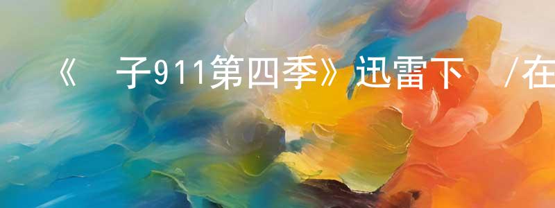 曹世武的網絡影視資源,《條子911第四季》迅雷下載/在線觀看-都市情感-美劇天堂